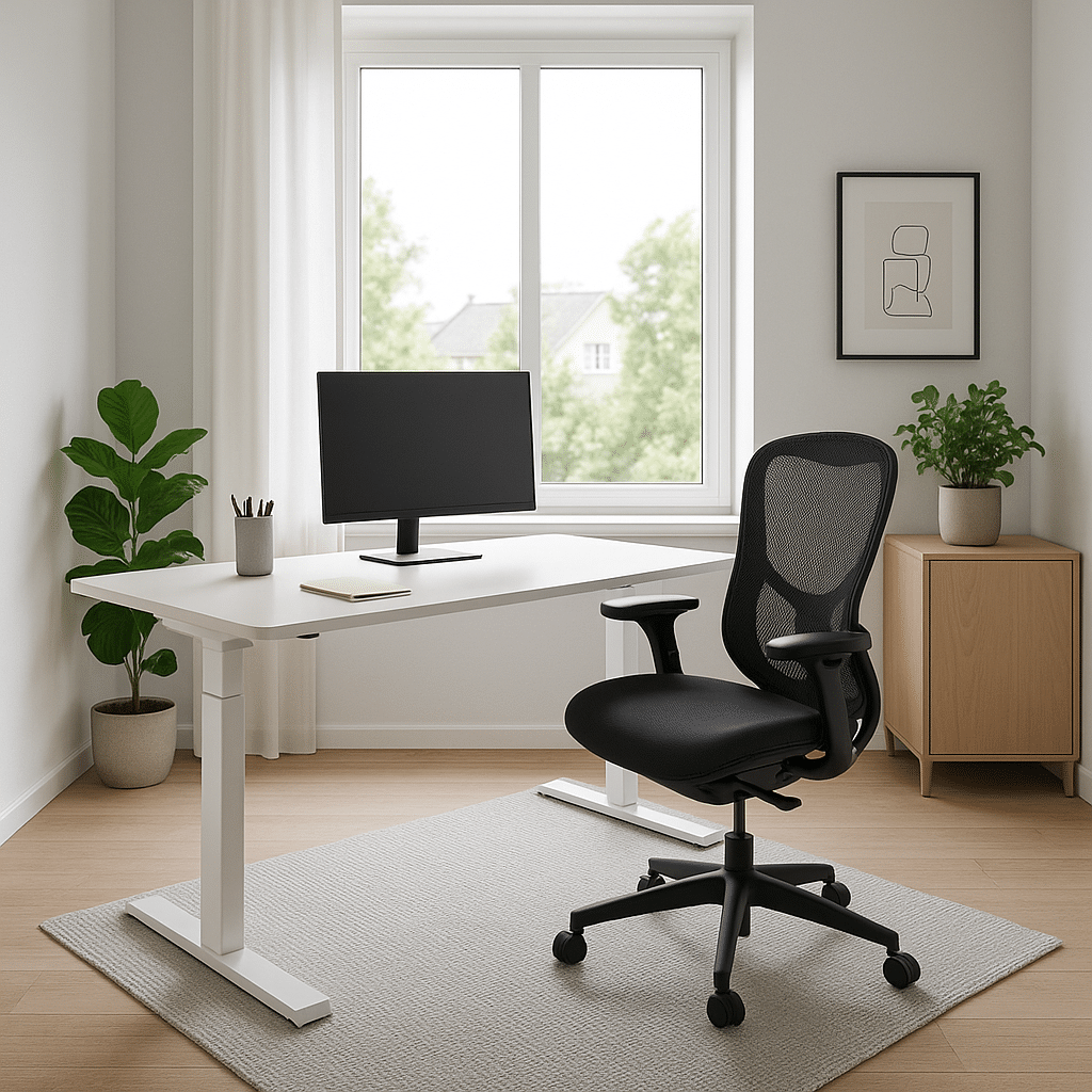 MO Two 120x60cm Schreibtischplatte MOCASA: Elektrisch, ergonomisch, 4 Memory Plätze. Perfekt für Ihr Büro.