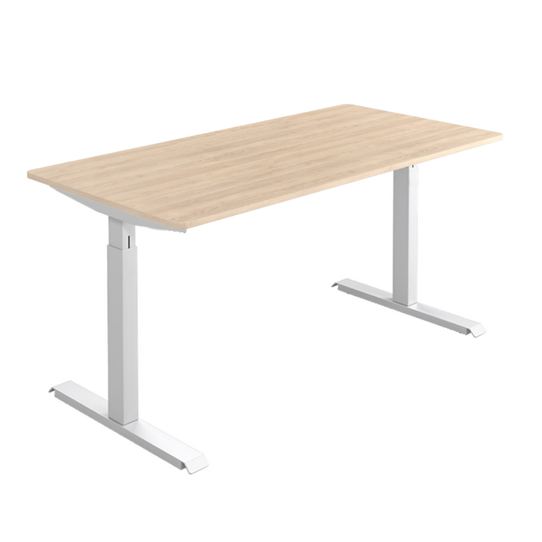 MO Casa Steh-Sitz-Schreibtisch Mo Three elektrisch höhenverstellbar - 100 kg Maximalbelastung