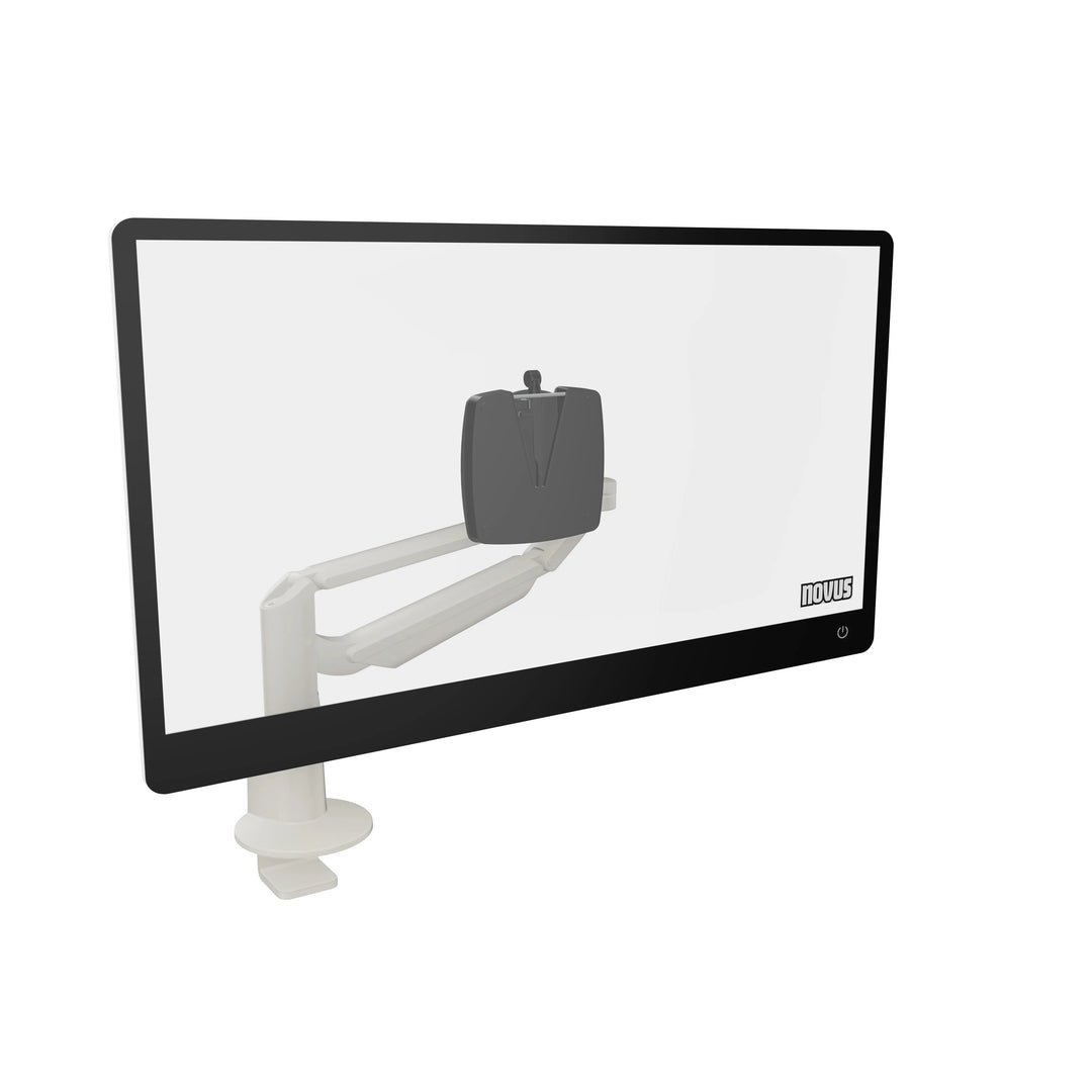 Novus Monitortragarm Clu Plus C mit Tischbefestigung für Bildschirme bis ca. 50" / 15 kg