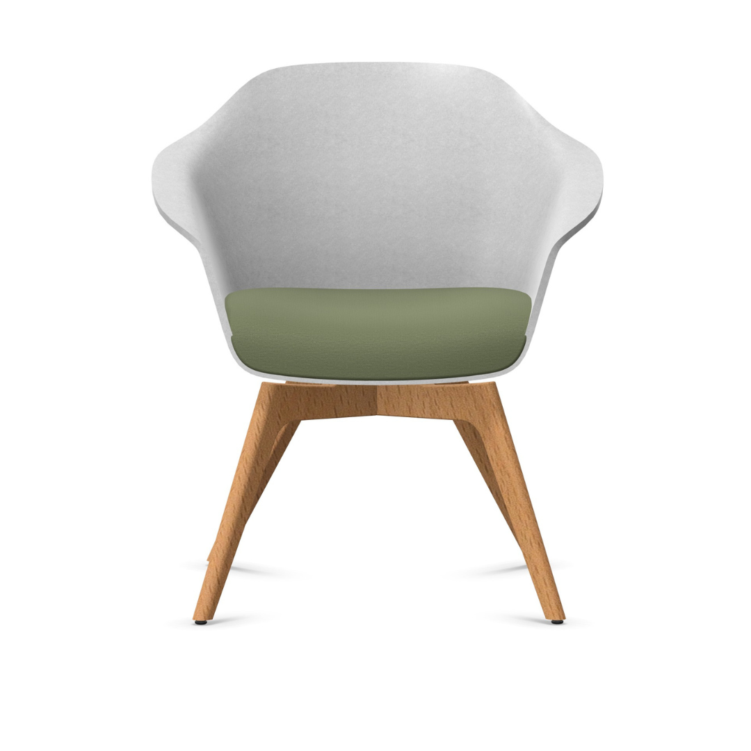 Loungesessel se:lounge light mit Holzgestell