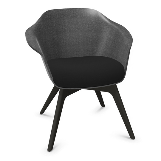 Loungesessel se:lounge light ganz in Schwarz