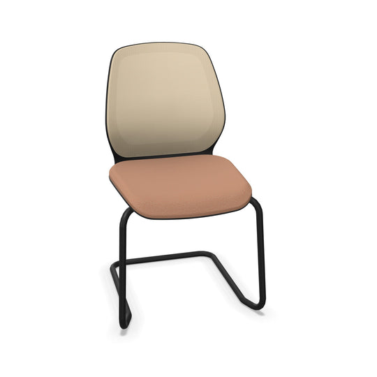 sedus-se-kit-besucherstuhl-freischwinger-gestell-schwarz-membran-beige-bezug-apricot