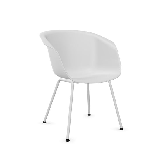 Workwell Sedus onspot on spot Vierfuss Stuhl, Kunststoff-Sitz grau und Gestell grau