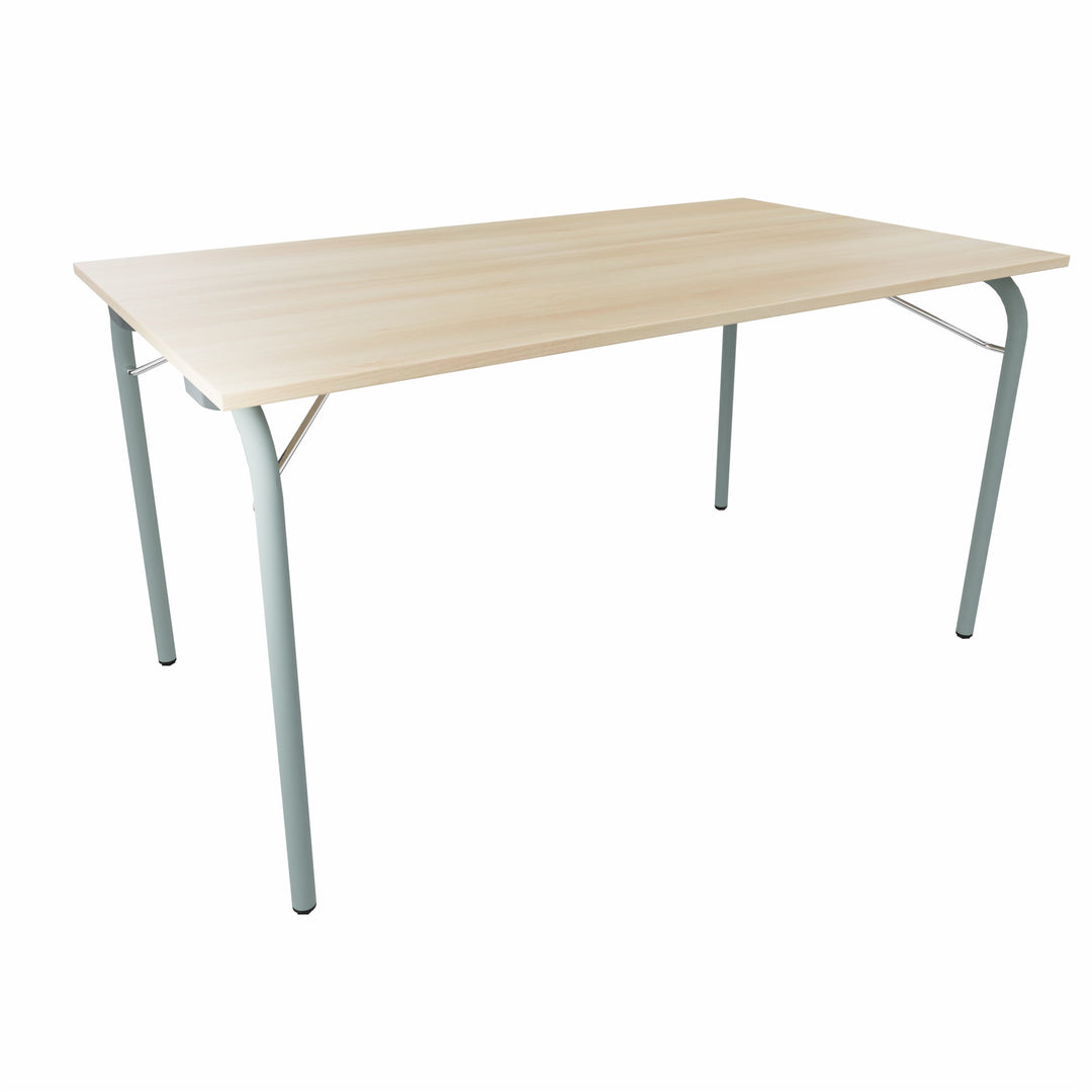 Workwell Sedus se lab selab fold Klapptisch mit Tischplatte akazie und Gestell fjordgruen