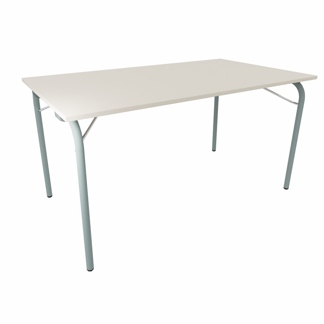 Workwell Sedus se lab selab fold Klapptisch mit Tischplatte lichtgrau und Gestell fjordgruen