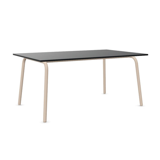 Workwell Sedus selab se lab work and meet Desk Schreibtisch mit Tischplatte graphitschwarz und Gestell sandbeige
