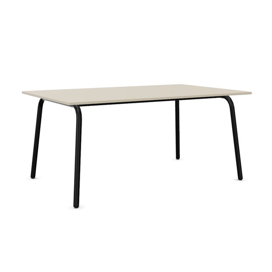 Workwell Sedus selab se lab work and meet Desk Schreibtisch mit Tischplatte kieselgrau und Gestell schwarz
