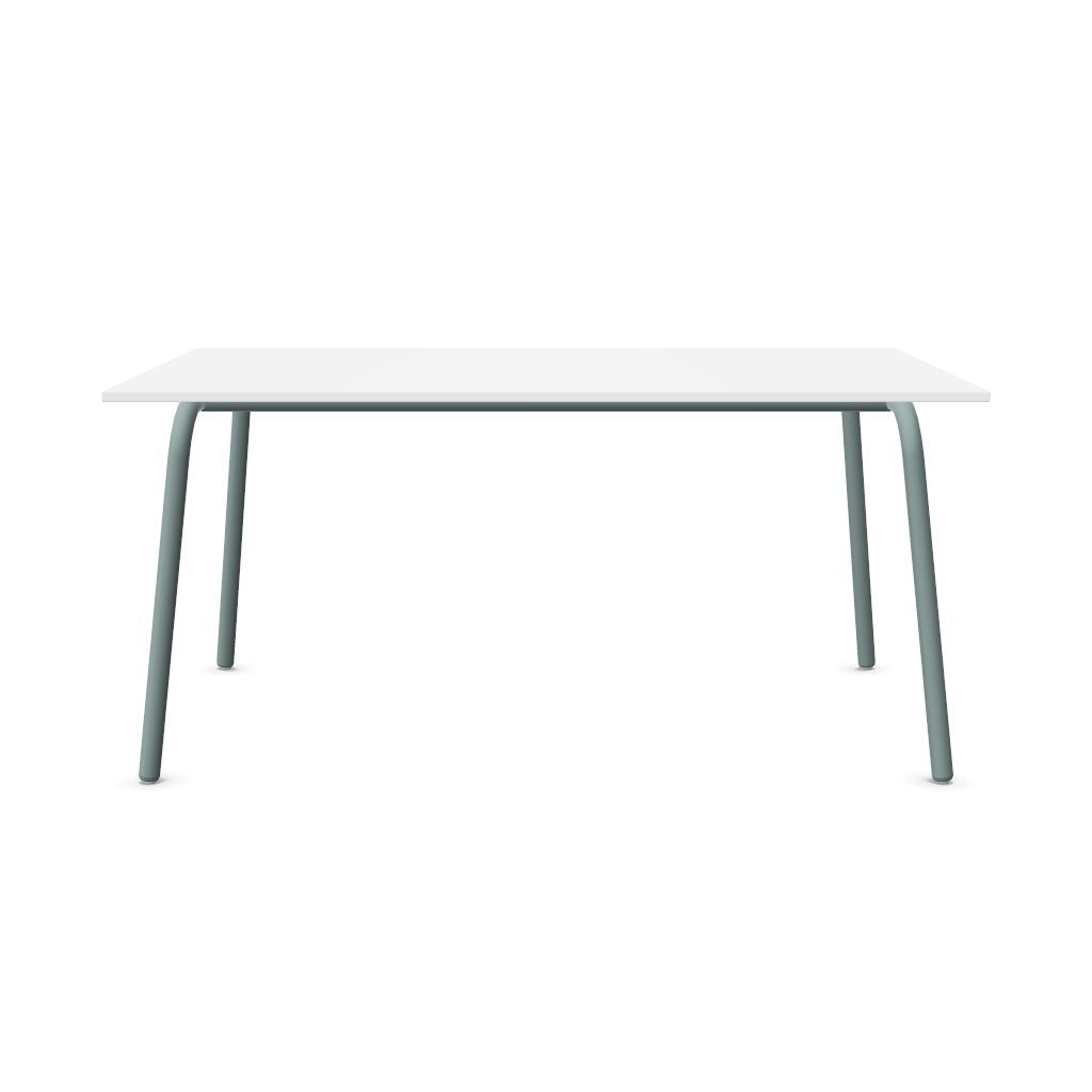 Workwell Sedus selab se lab work and meet Desk Schreibtisch mit Tischplatte reinweiss und Gestell fjordgruen
