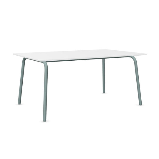 Workwell Sedus selab se lab work and meet Desk Schreibtisch mit Tischplatte reinweiss und Gestell fjordgruen